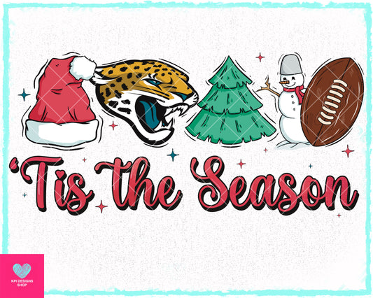 Tis The Season - Jags - Oct2023 - PNG - Digital Design (Personal Use Recommended)