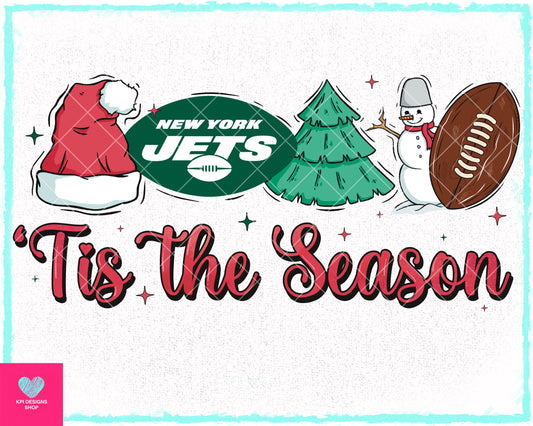 Tis The Season - Jets - Oct2023 - PNG - Digital Design (Personal Use Recommended)