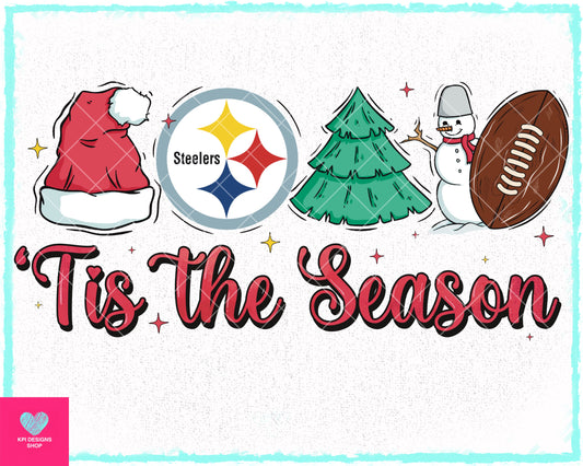 Tis The Season - Steelers - Oct2023 - PNG - Digital Design (Personal Use Recommended)