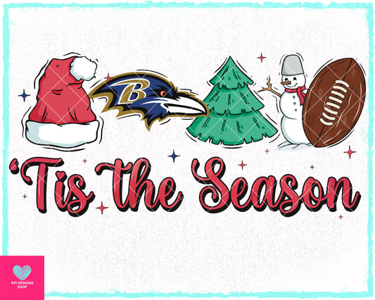 Tis The Season - Ravens - Oct2023 - PNG - Digital Design (Personal Use Recommended)