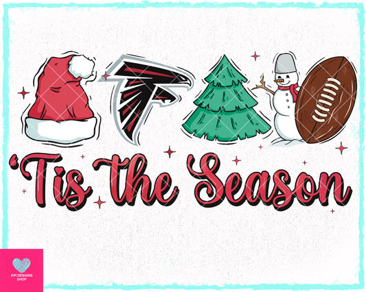 Tis The Season - Falcons - Oct2023 - PNG - Digital Design (Personal Use Recommended)