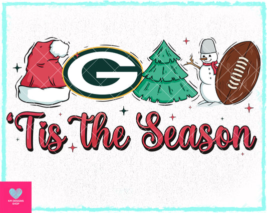 Tis The Season - Packers - Oct2023 - PNG - Digital Design (Personal Use Recommended)