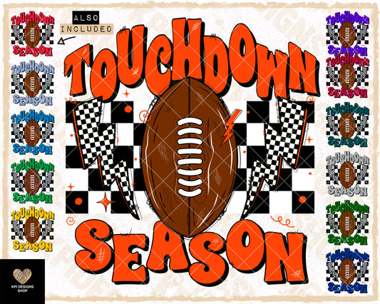 Touchdown Season (12-pack) - PNG - Digital Design