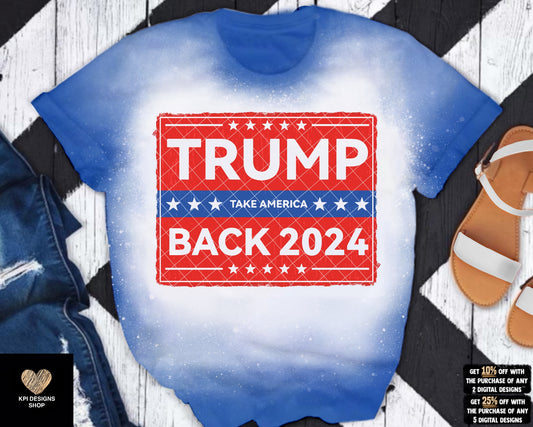 Trump Take America Back (2-pack) - June2023 - PNG - Digital Design