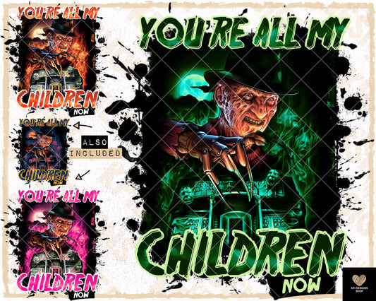 You're All My Children (4-pack) - July2023 - PNG - Digital Design (Personal Use Recommended)