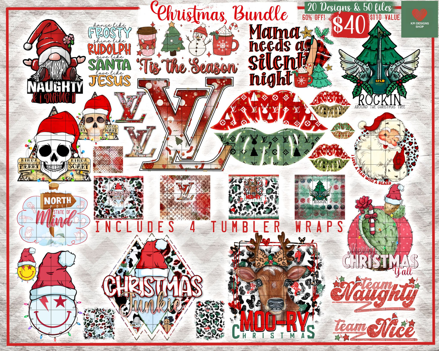 2022 Christmas Bundle (Personal Use Recommended on VIP Designs)