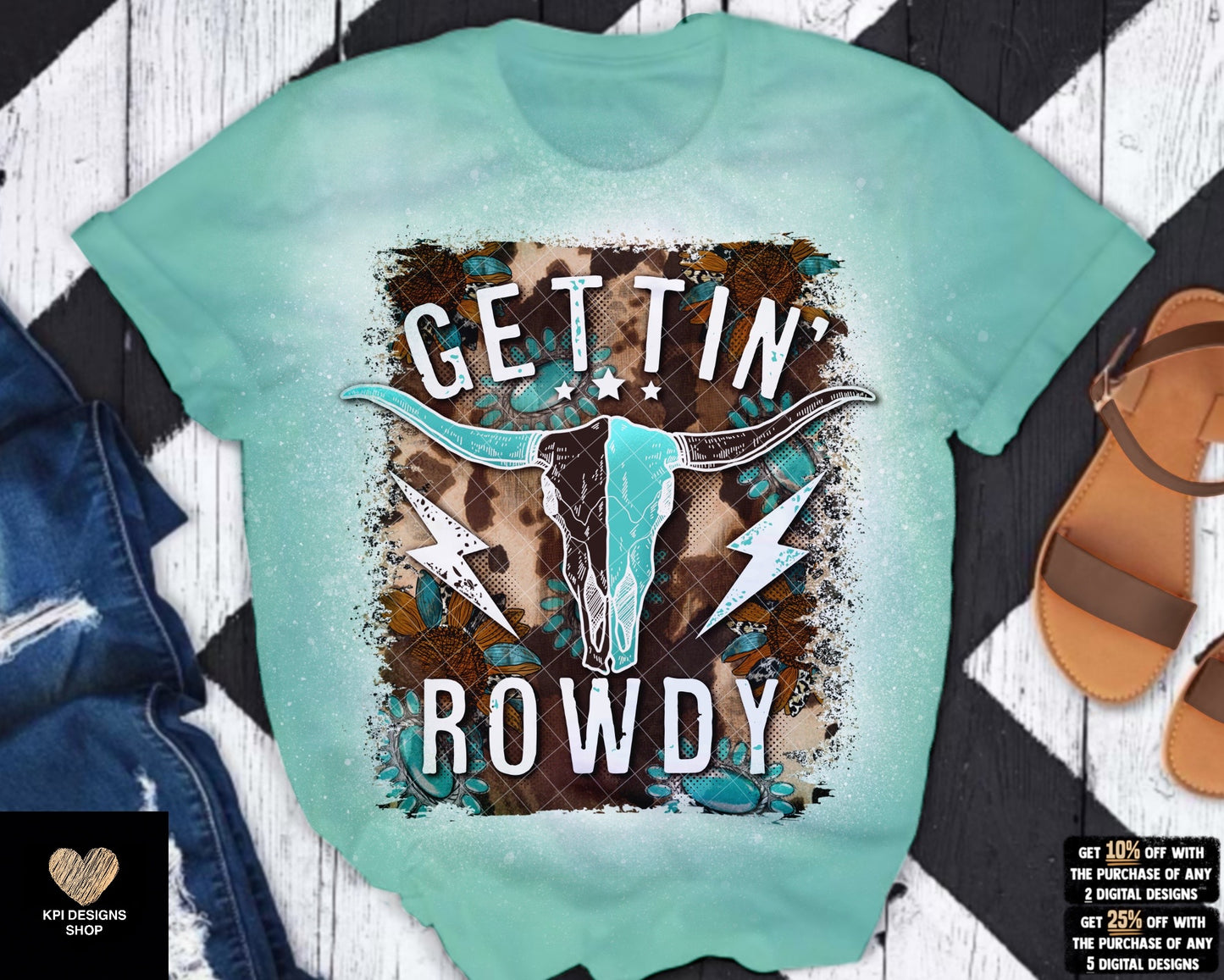 Gettin’ Rowdy (4-pack) - June2023 - PNG - Digital Design