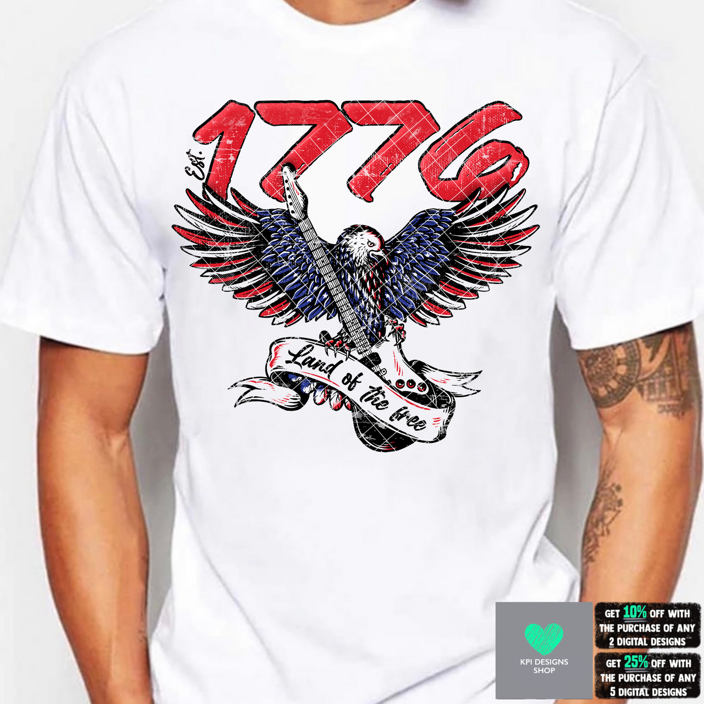 Land of the Free 1776 - May2022 - PNG - Digital Design