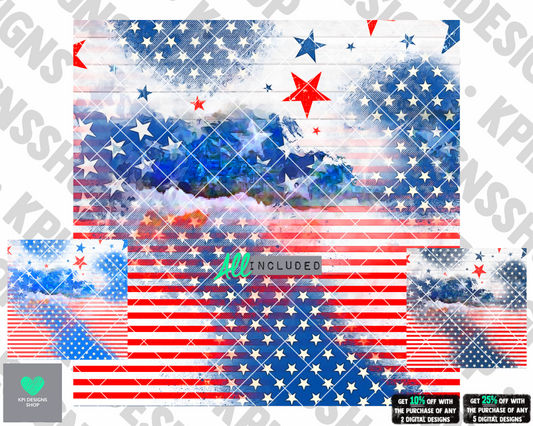 America Sleeve (3-pack) - May2022 - PNG - Digital Design