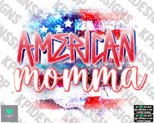 American Momma - May2022 - PNG - Digital Design