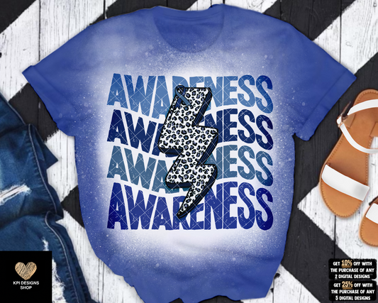 Awareness Bolt (Colon Cancer) 2-pack - Oct2022 - PNG - Digital Design