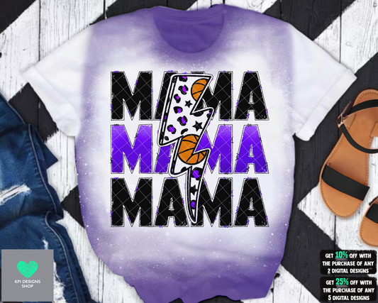 Basketball Mama Bolt (9-pack) - Sept2022 - PNG - Digital Design