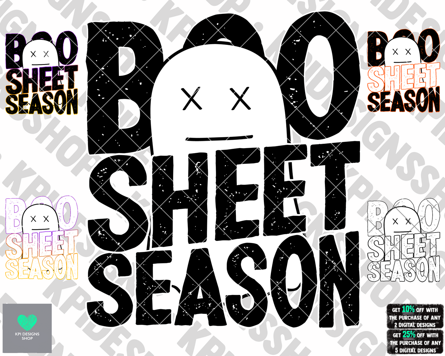 Boo Sheet Season (5-pack) - Aug2022 - PNG - Digital Design