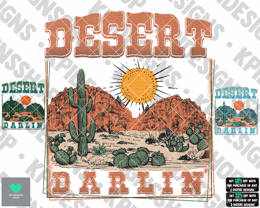 Desert Darlin' (3-pack) - May2022 - PNG - Digital Design