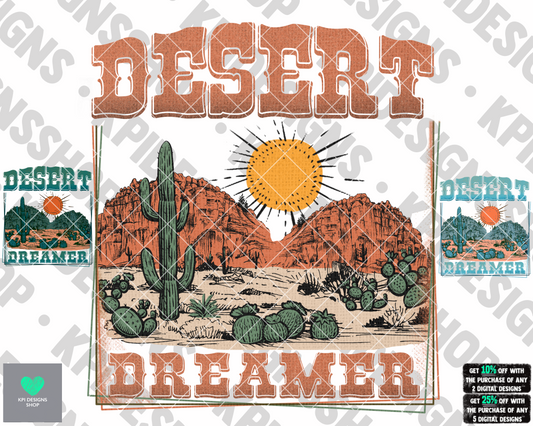 Desert Dreamer (3-pack) - May2022 - PNG - Digital Design