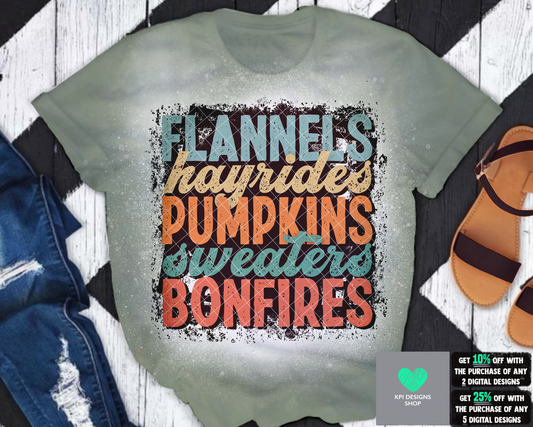 Flannels, Hayrides, Pumpkins Etc. (2-pack) - Aug2022 - PNG - Digital Design