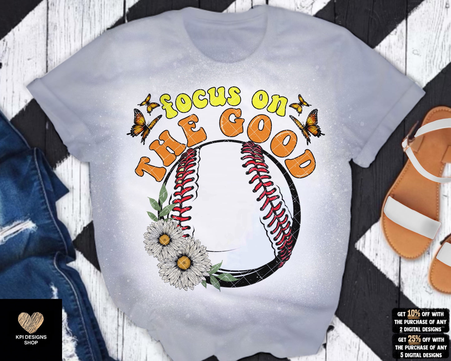 Focus on the Good (Baseball) - April2023 - PNG - Digital Design