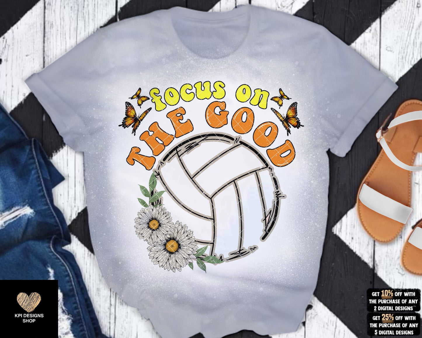 Focus on the Good (Volleyball) - April2023 - PNG - Digital Design