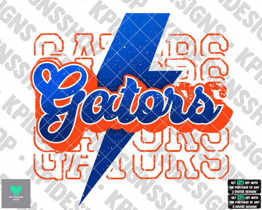 Gators Bolt - PNG - Digital Design