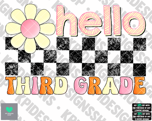 Hello Third Grade - June2022 - PNG - Digital Design