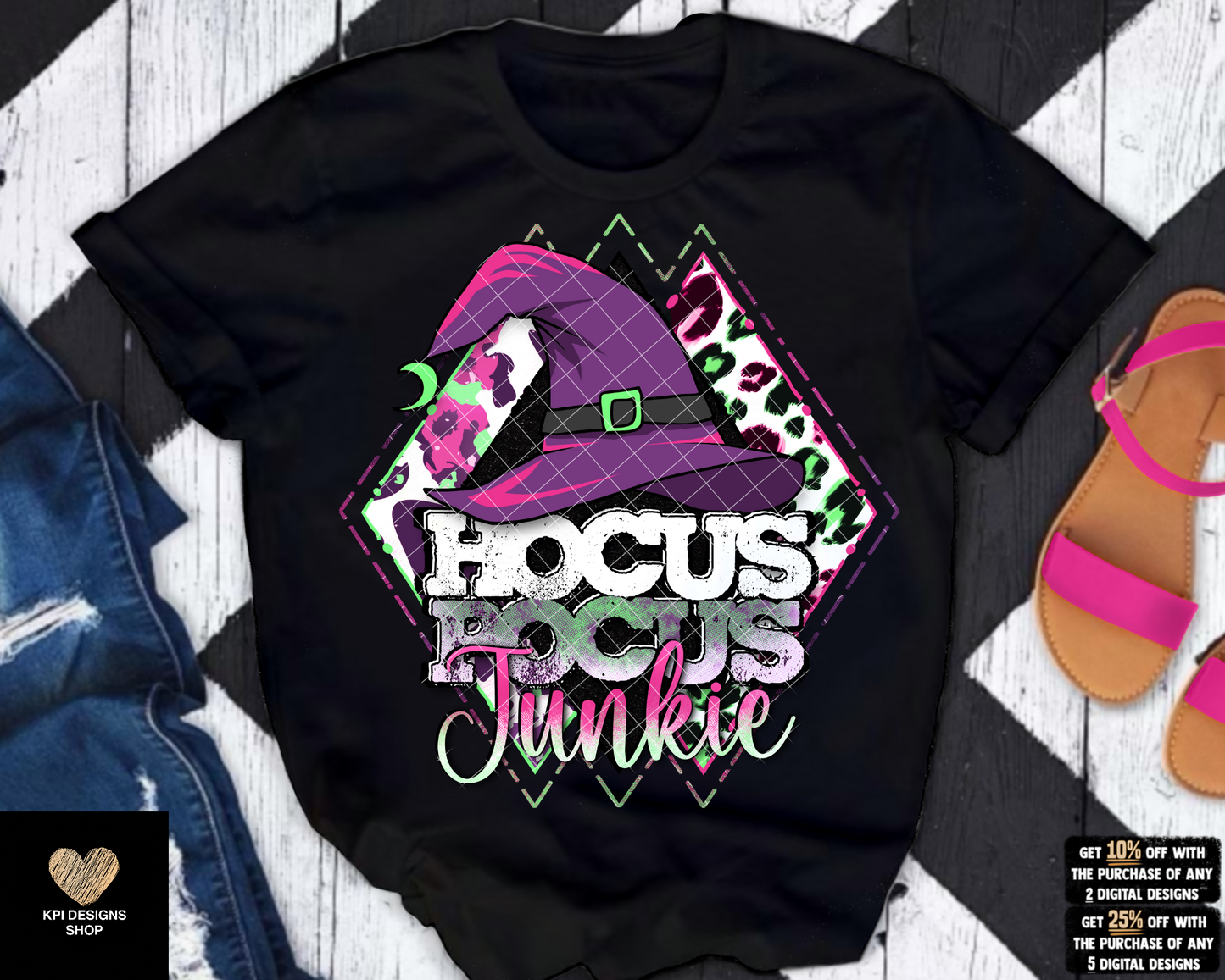 Hoc Poc Junkie (4-pack) - Sept2022 - PNG - Digital Design