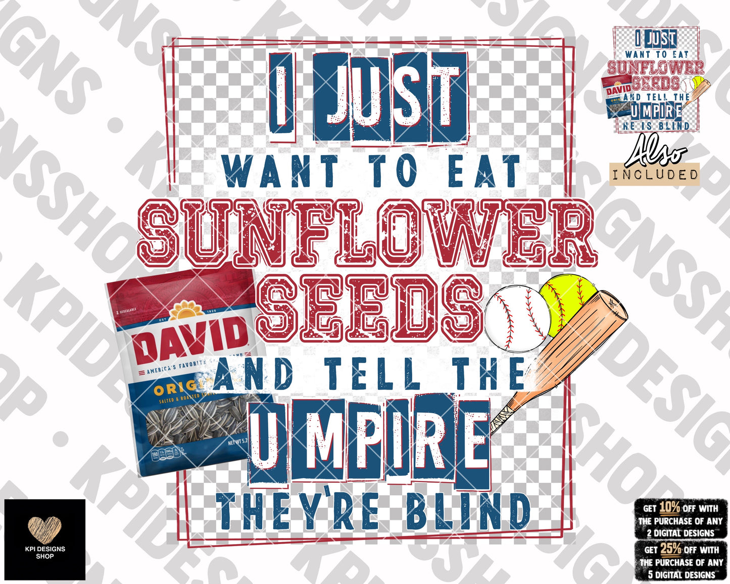 Sunflower Seeds & Blind Umpires (Both) - Mar2023 - PNG - Digital Design