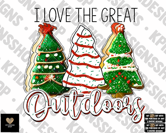 I Love the Great Outdoors - Dec2022 - PNG - Digital Design