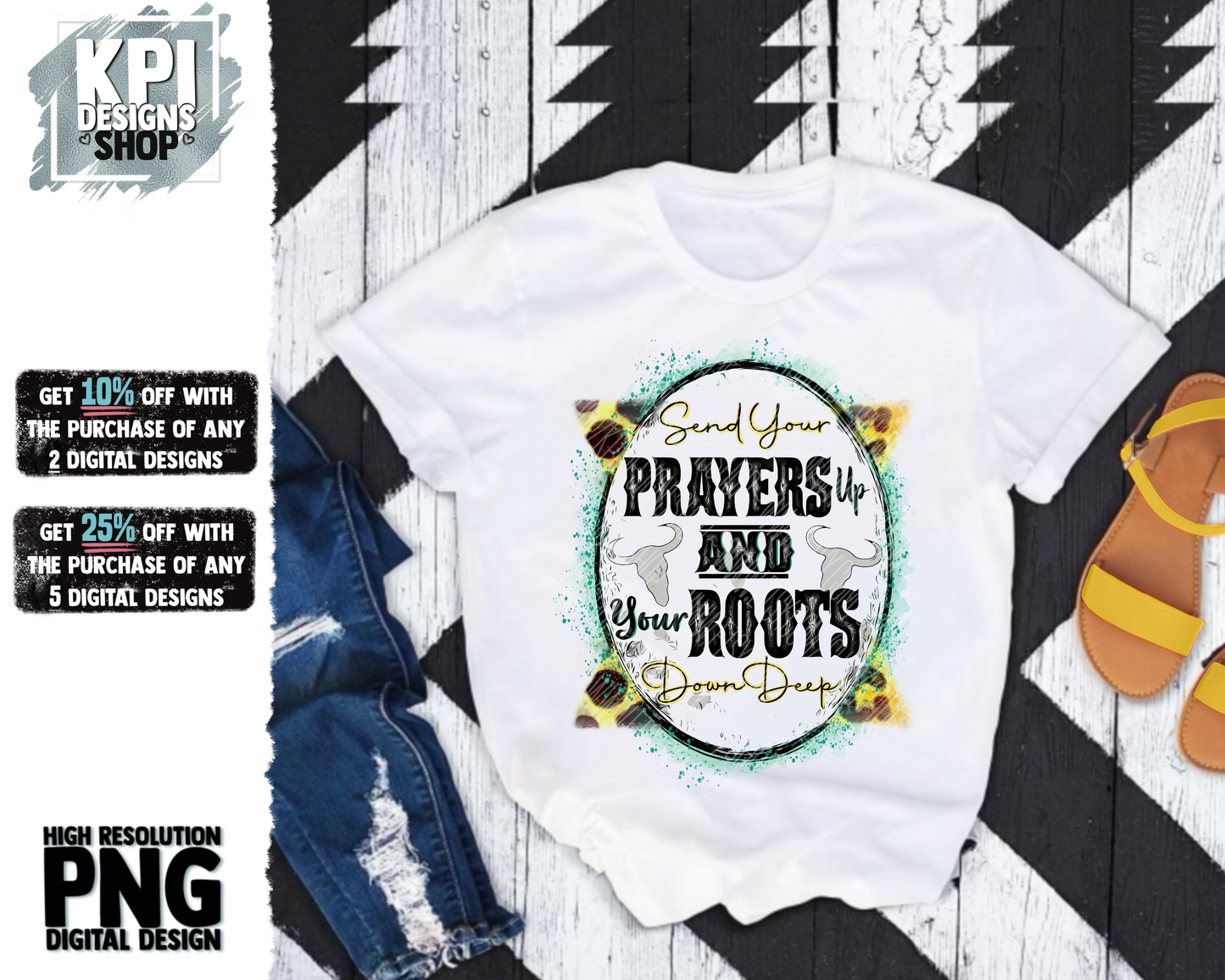 Send Your Prayers Up - (2-pack) - PNG - Digital Design