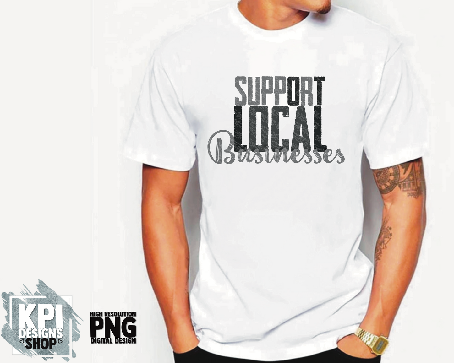 Shop Small - Support Local Businesses Bundle - PNG - Digital Design