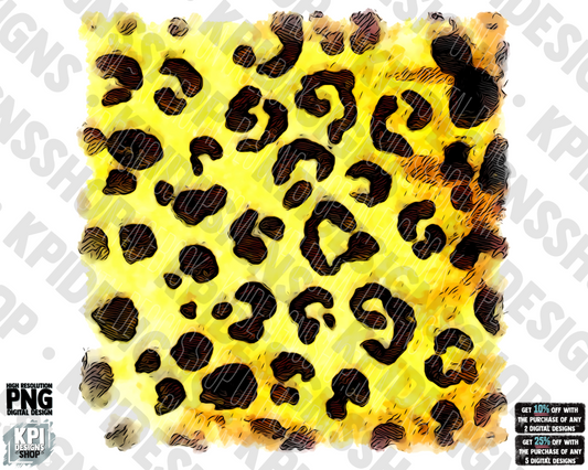 Leopard Print Sleeve - PNG - Digital Design