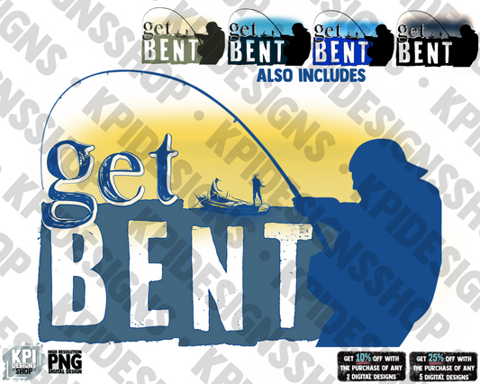 Get Bent (5-pack) - PNG - Digital Design