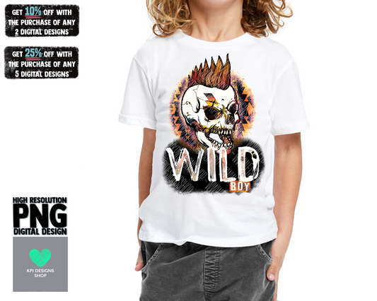 Wild Boy - PNG - Digital Design