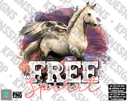 Free Spirit - Jan2022 - PNG - Digital Design