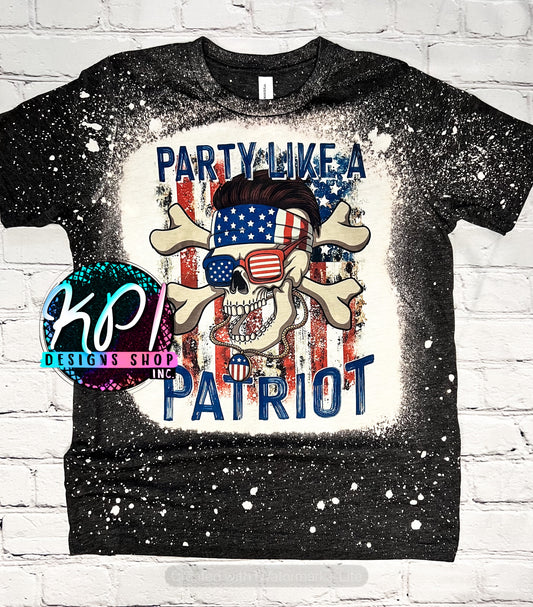 Party Like a Patriot - May2022 - PNG - Digital Design