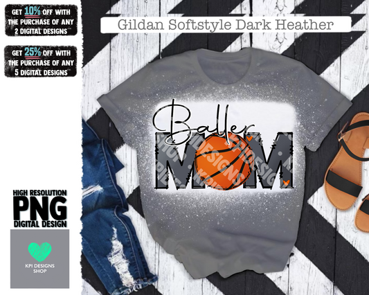 Baller Mom - Basketball (3-pack) - PNG - Digital Design