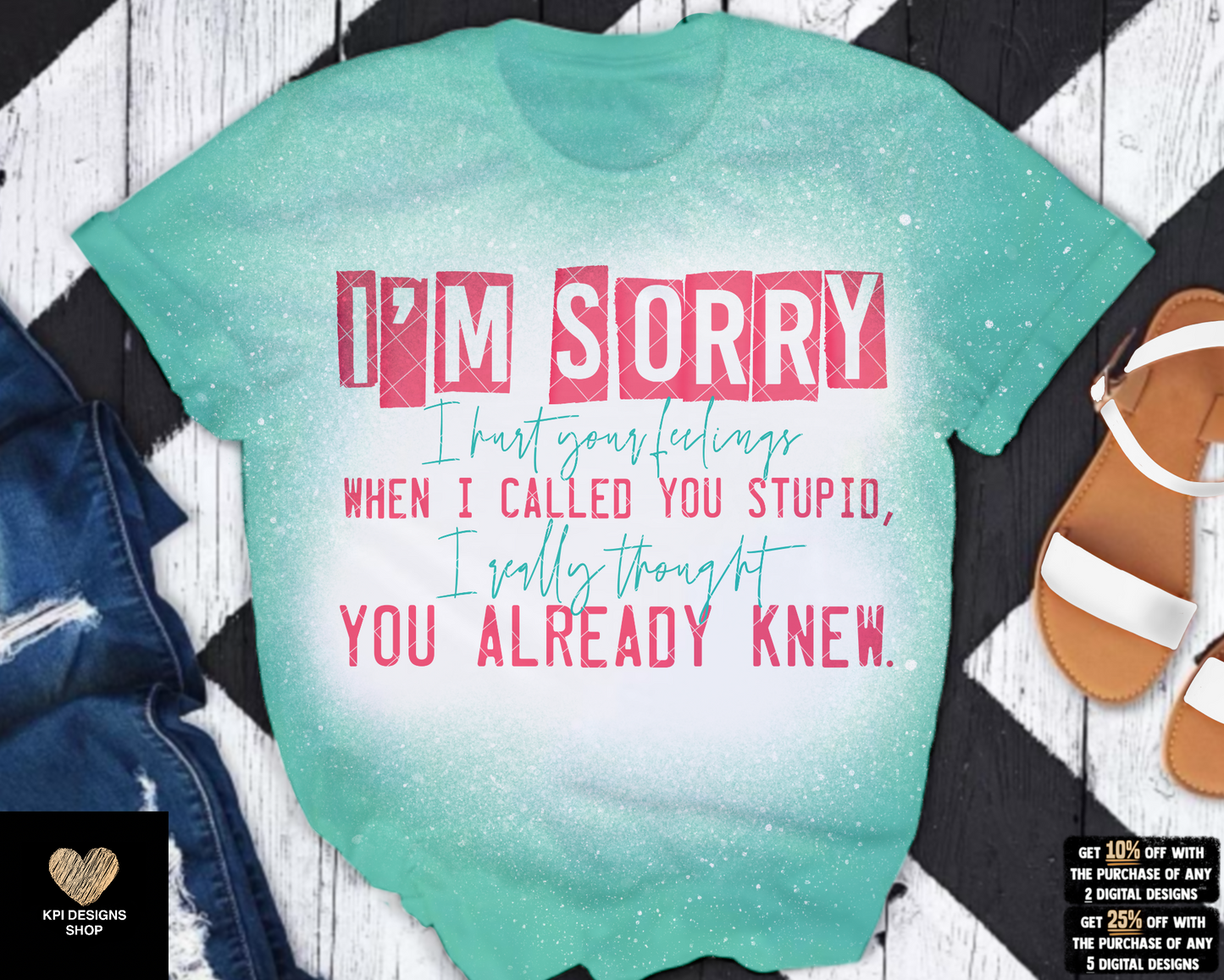 I'm Sorry I Hurt Your Feelings (8-pack) - Feb2023 - PNG - Digital Design