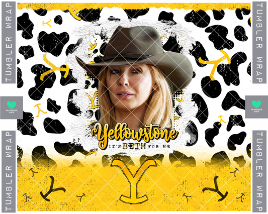 Tumbler Wrap: It's Beth For Me - Nov2022 - PNG - Digital Design (Personal Use Recommended)