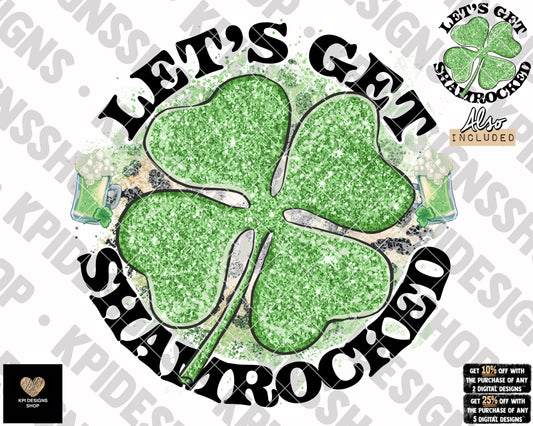 Let's Get Shamrocked (2-pack) - Feb2023 - PNG - Digital Design