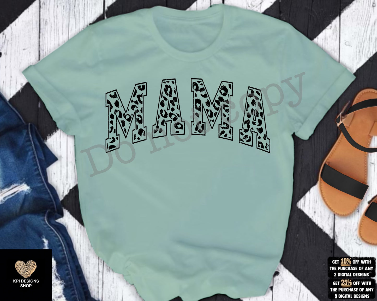 Leopard Mama (4-pack) - Feb2023 - PNG - Digital Design