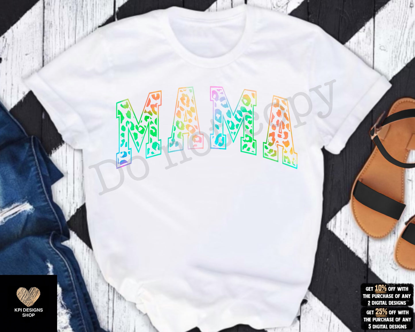 Leopard Mama (4-pack) - Feb2023 - PNG - Digital Design