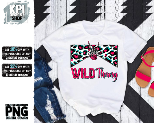 Wild Thang (Rock on) - PNG - Digital Design