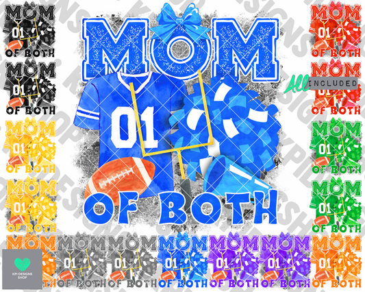 Mom of Both (16-pack) - PNG - Digital Design