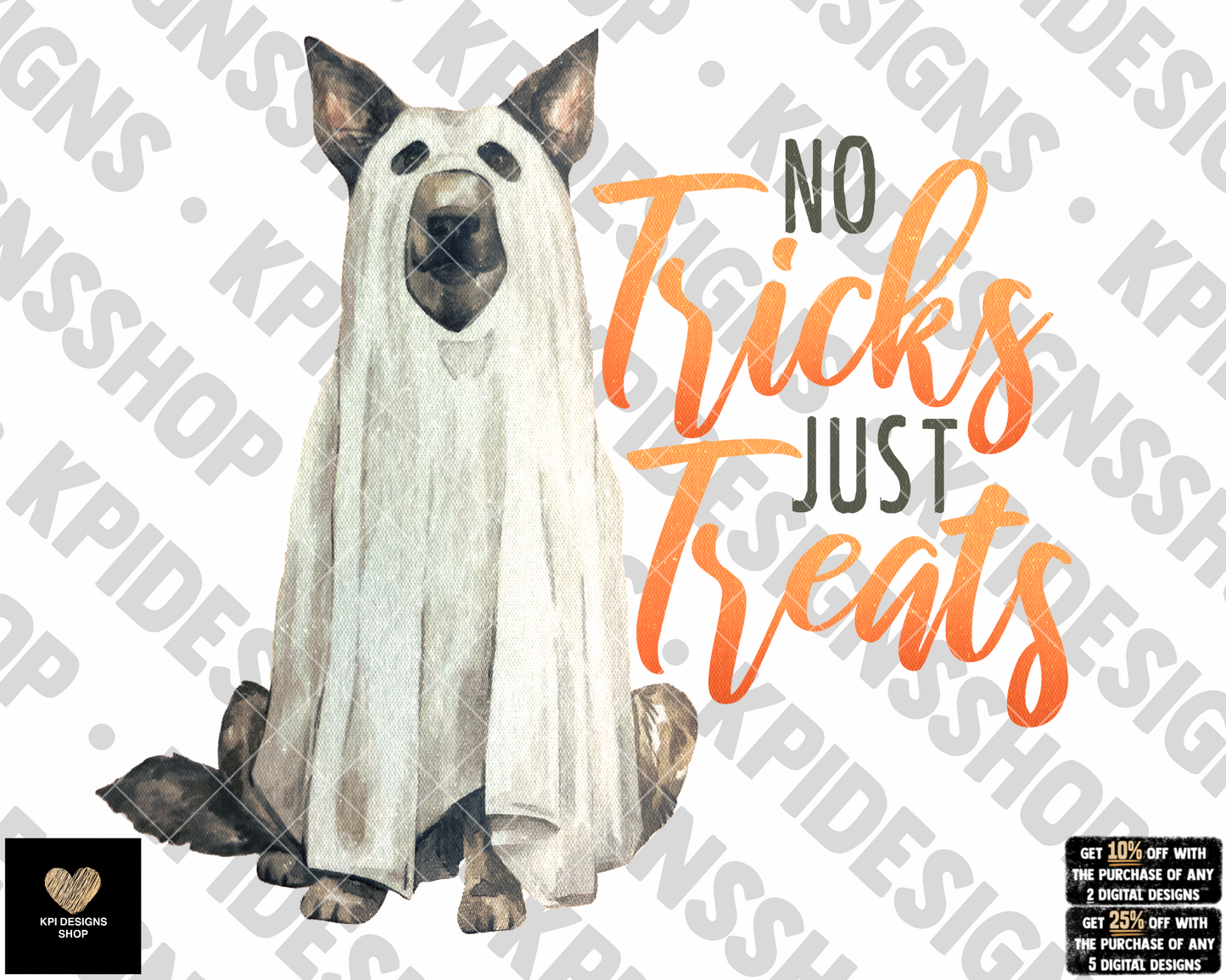 No Tricks Just Treats - Sept2022 - PNG - Digital Design