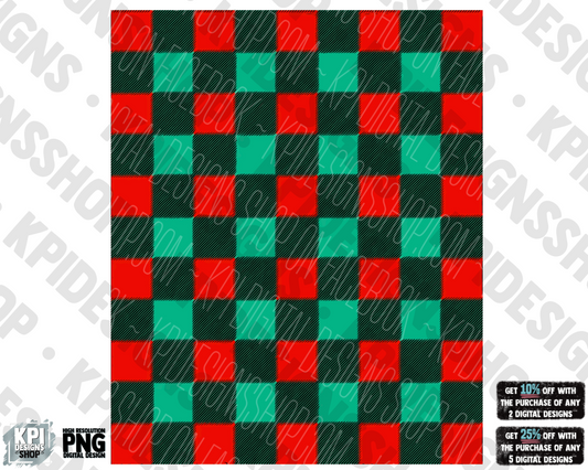 Red/Gray & Red/Green Sleeve (2-pack) - Matches the Wrap God - PNG - Digital Design