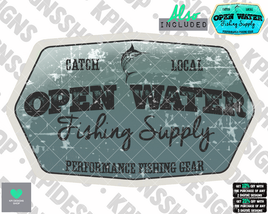 Open Water Fishing Supply (2-pack) - May2022 - PNG - Digital Design