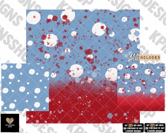 Polka Dot Christmas Sleeve (3-pack) - Nov2022 - PNG - Digital Design