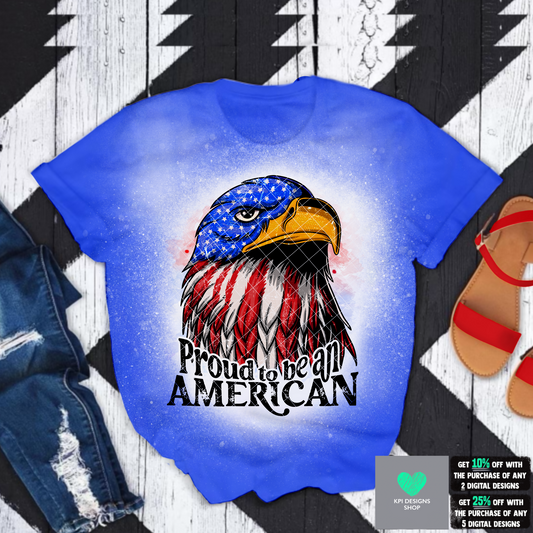 Proud to be an American - (July 4th Bundle) - PNG - Digital Design