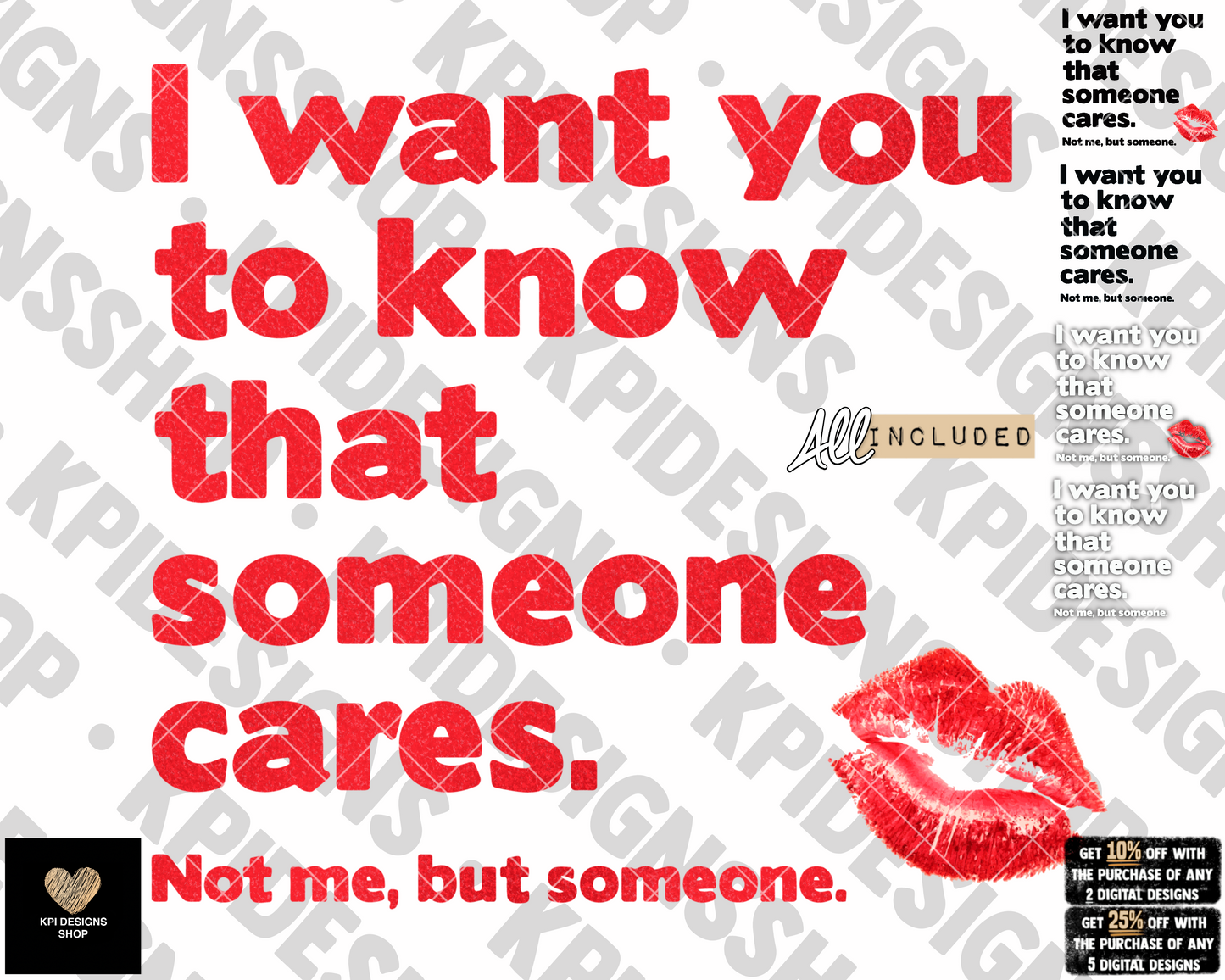 Someone Cares, Not Me (7-pack) - Dec2022 - PNG - Digital Design