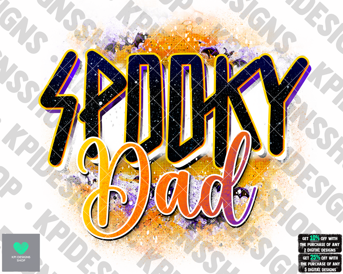 Spooky Dad - July2022 - PNG - Digital Design