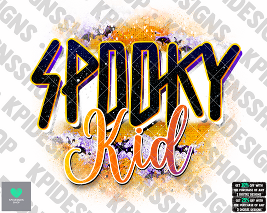 Spooky Kid - July2022 - PNG - Digital Design